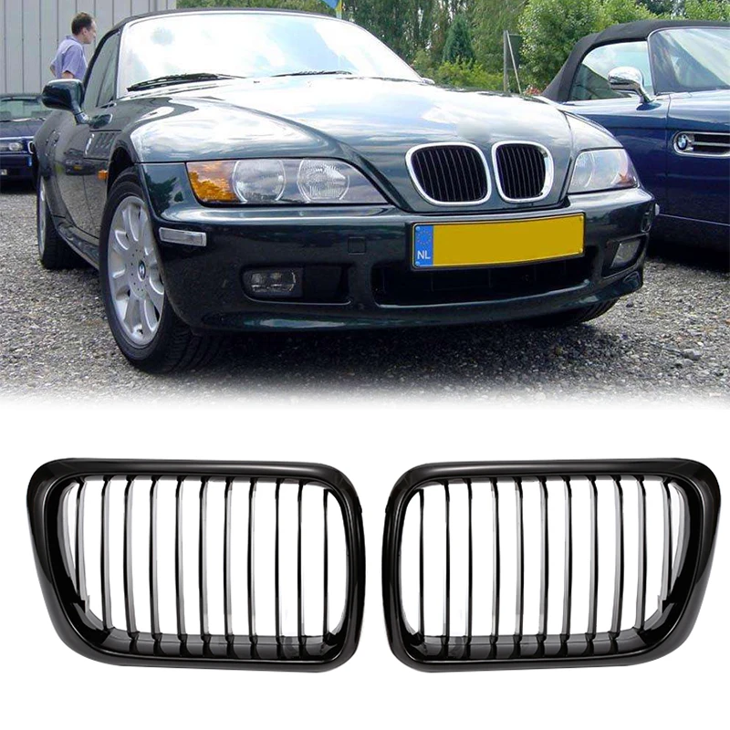 Car Front Bumper Grill Racing Grills Glossy Black For E36 318i 320i 325i 328i 1997-1998 Car Styling