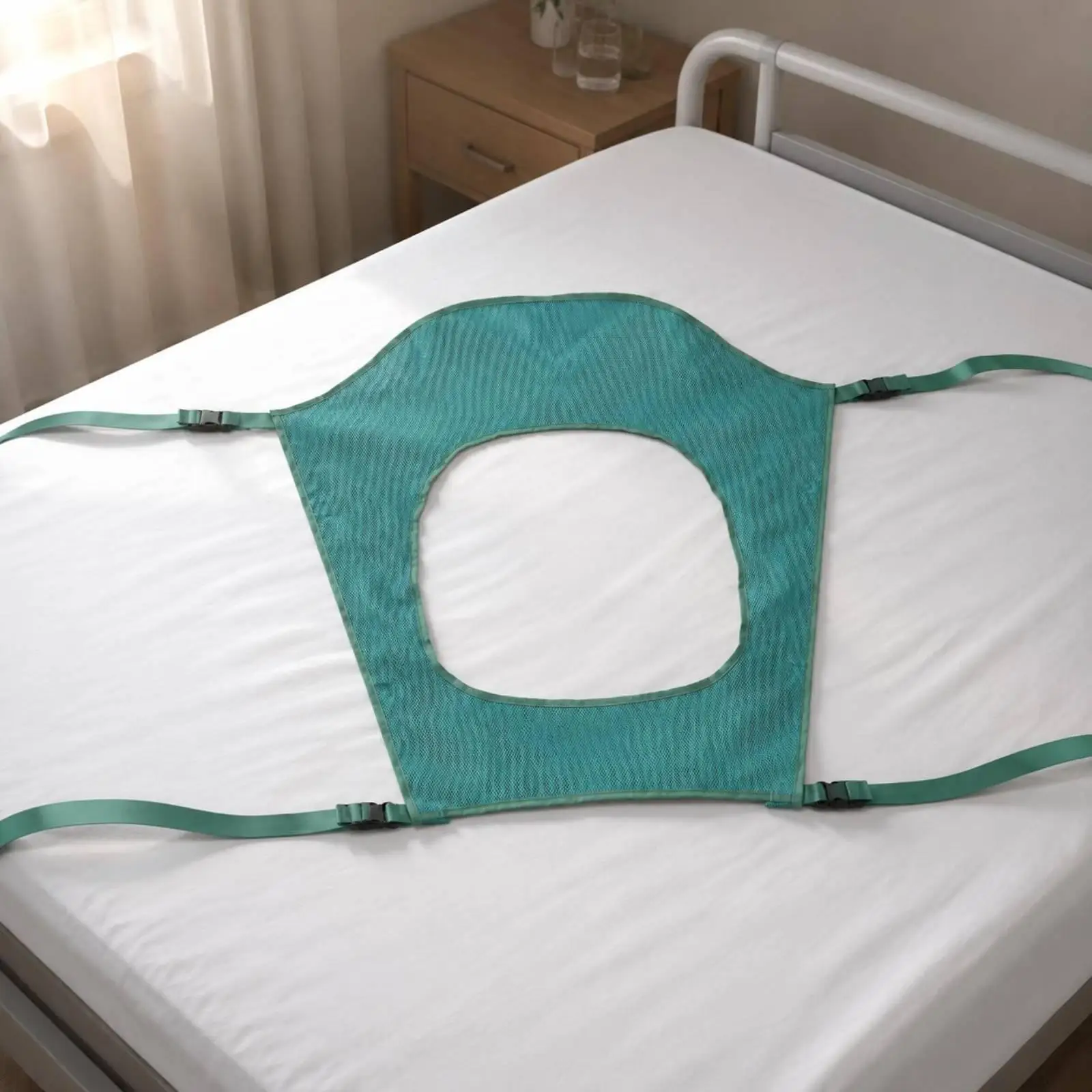Patient Turning Aid Belt Breathable Lateral Support Strap Bed Positioning Tool for Home Care