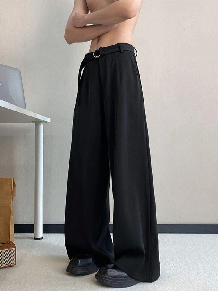 

Мужские широкие брюки Cleanfit прямого кроя, струящиеся, повседневные, в пол, модные, свободные, удобные, для отдыха