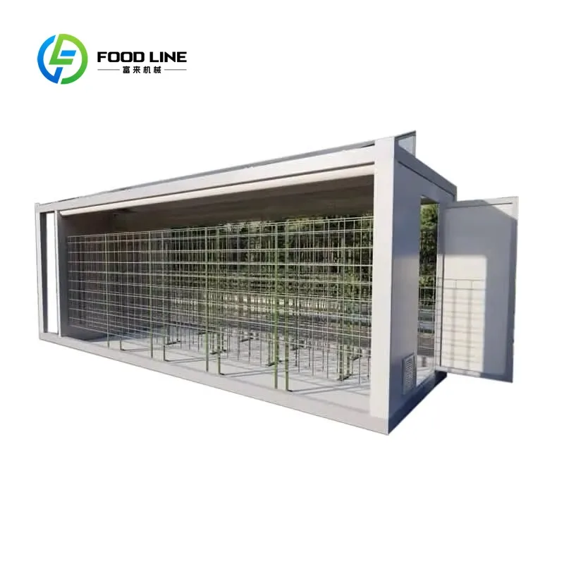 Customized 20ft 40ft Mushroom Fruiting Container Climate Controlled Room with Multi Layer Shelving for Farming