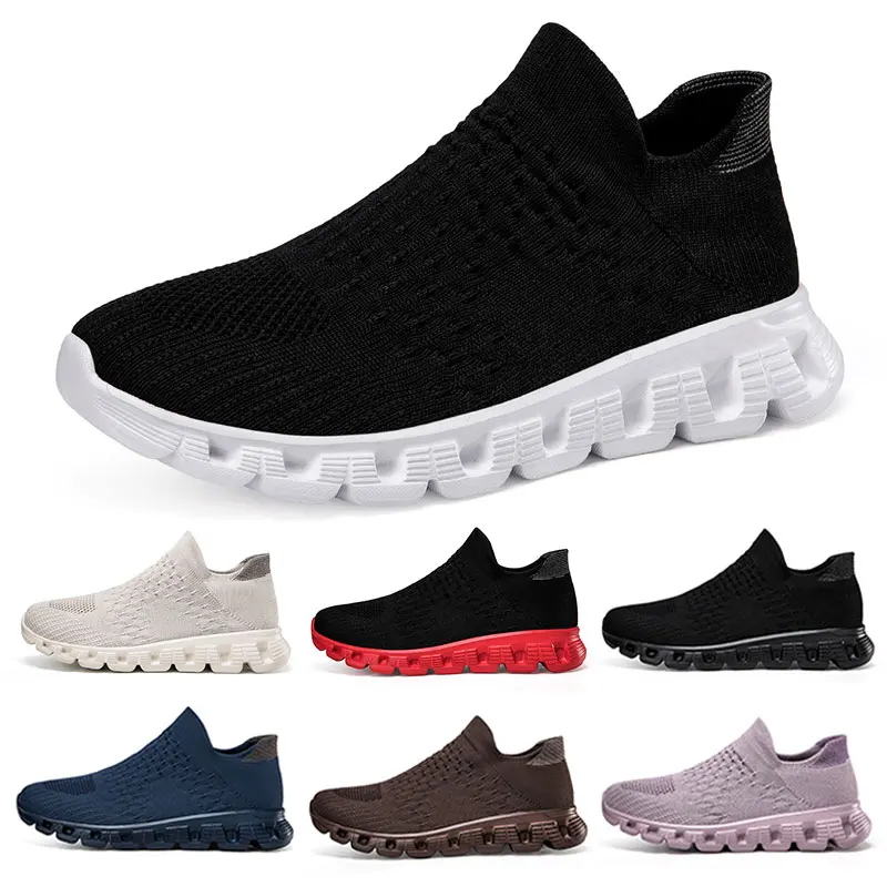 Donna uomo Sneakers uomo traspirante scarpe da corsa Outdoor Low Top scarpe Casual per camminare Jogging Slip on Summer Plus Size 35-46