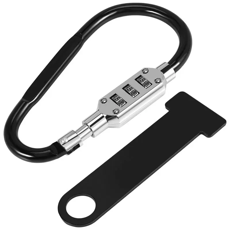 

M45K-Motorcycle Helmet Lock Open Face Helmet Lock Fastener + T-Bar For Racing Motorbike Bike Helmet Lock