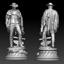 1/24 75mm 1/18 100mm Resin Model Kits Western Cowboy Figurine Unpainted Sculpture No Color RW-1391