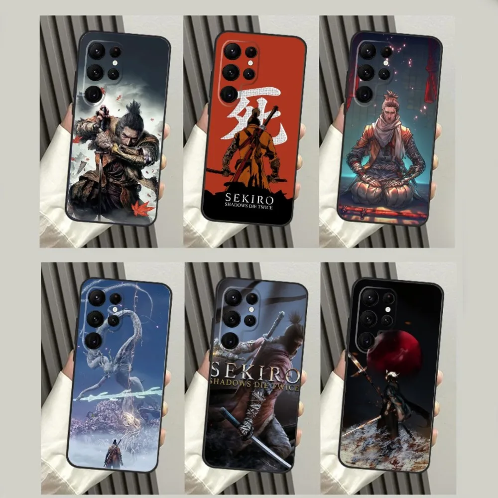 S-Sekiro Shadows Die Twice Phone Case For SamsungS23,S22,S21,S20 Ultra Pro S10,S30Plus,S9,20lite Ultra Black Cover