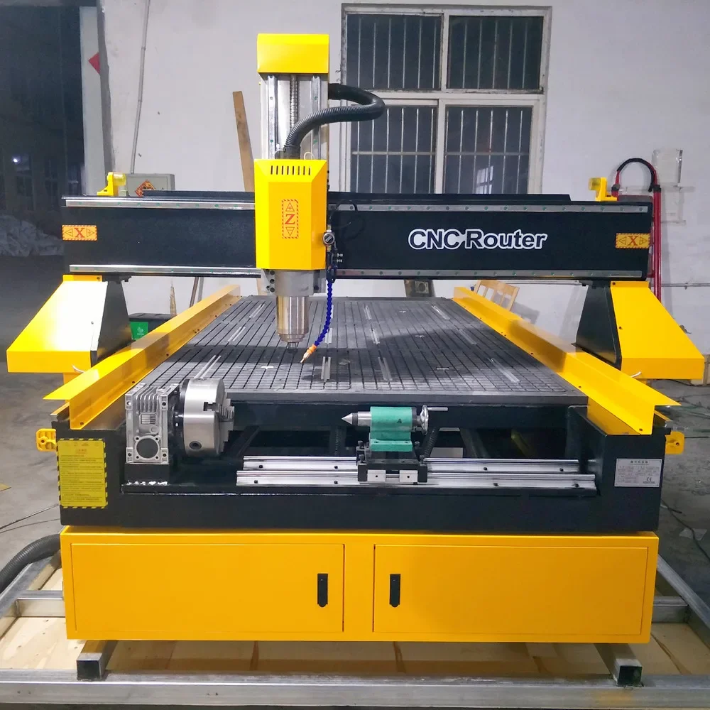 Robotec 4x8 Feet Pro Upgrade 1325 CNC Router With Mach3 Mach4 CNC Engraving Milling Router Machine