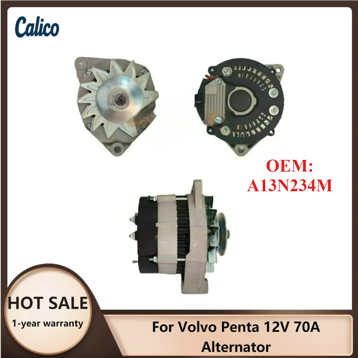 

The Ultimate Details Are Suitable for Volvo Penta 12V 70A Alternator A13N234M