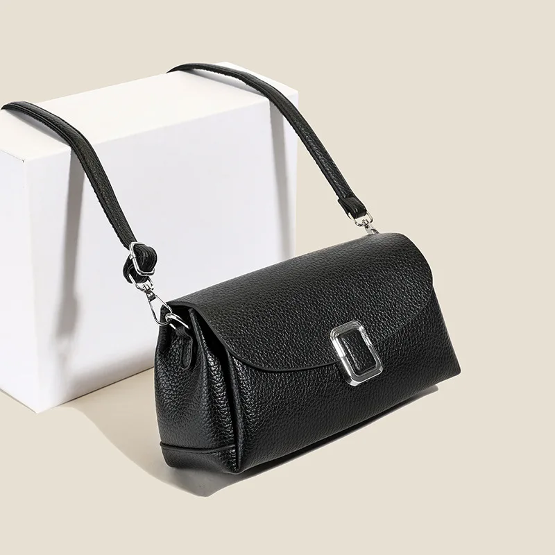 2025 Nuova borsa sotto le ascelle da donna, borsa a tracolla elegante e minimalista, tracolla in morbida ecopelle per uso quotidiano e appuntamenti