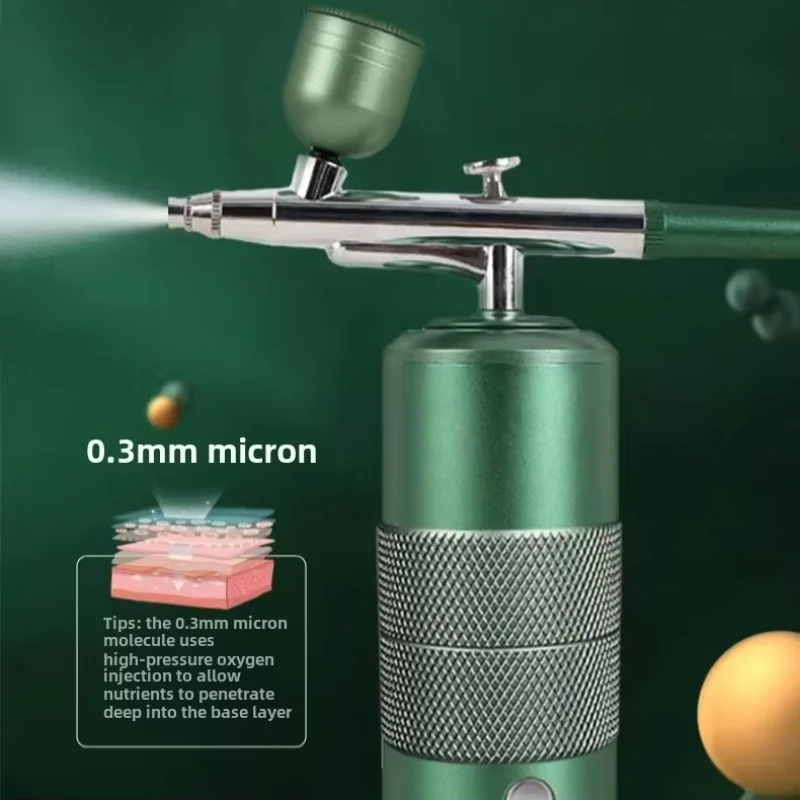 Oxygen Injection Instrument Facial HighPressure Nebulizer Device Handheld Hydration Gun for Skin Rejuvenation Portable nebulizer