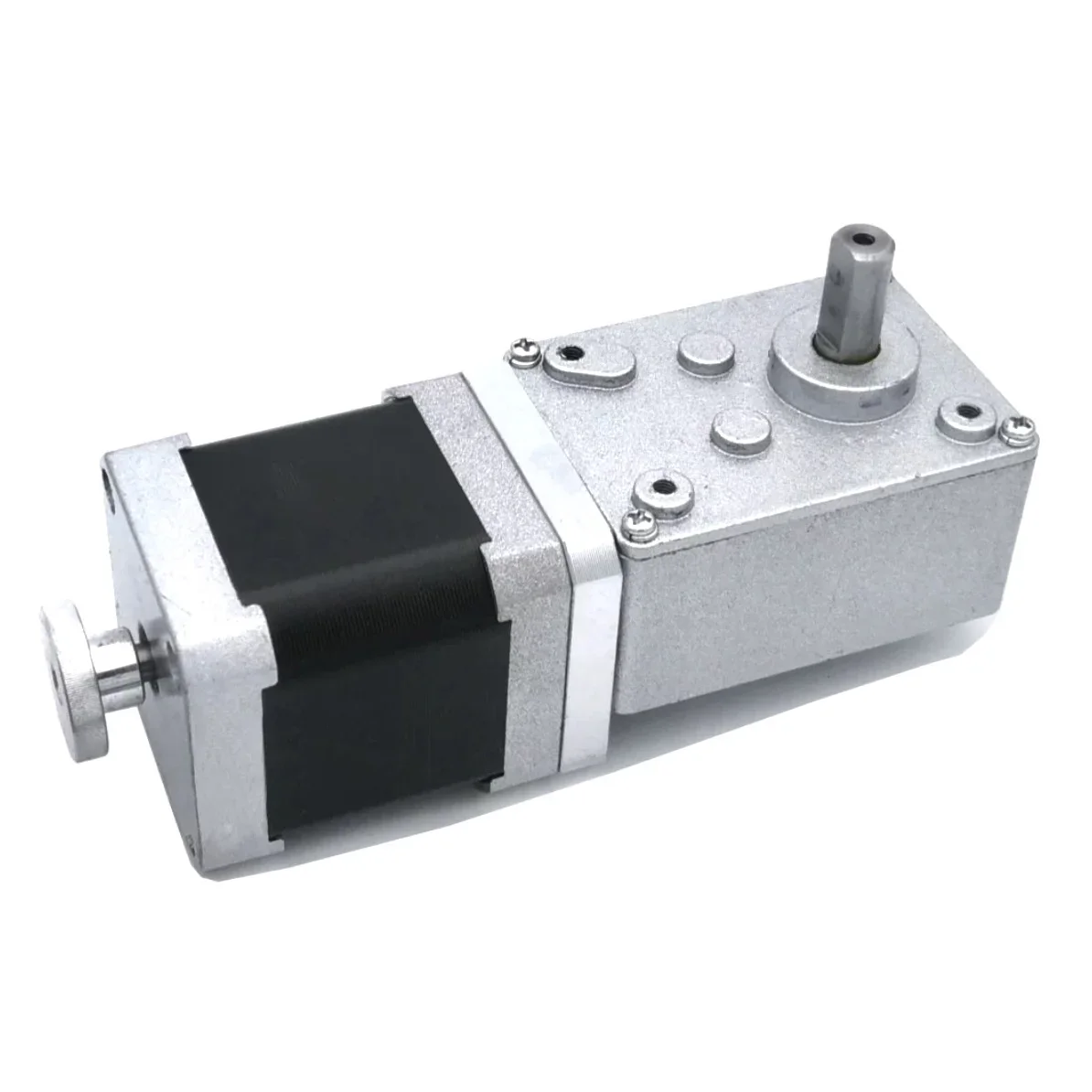 42MM Turbine Worm Gear Reduction Stepper Motor 48MM Self-locking Right Angle 42H250E11 24V MOTOR