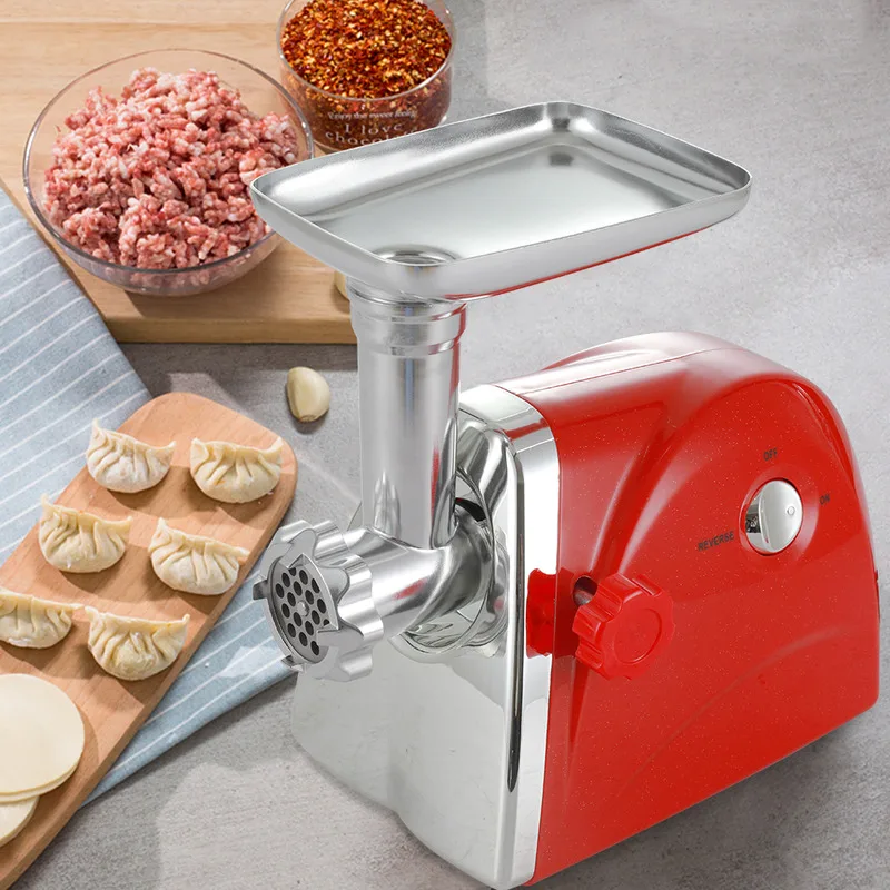 Household Meat Grinder Tool Electric Filler Sausage Stainless Steel Blade Practical Kitchen Utensils