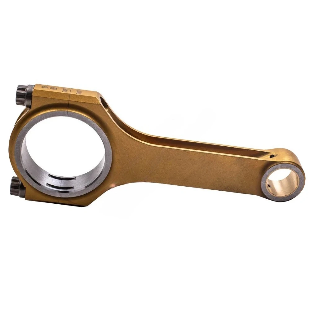 

6x Titanizing Connecting Rods For Audi VW VR6 Golf Corrado 2.8 2.9 164mm 800+HP H Beam Racing with ARP2000 Bolts
