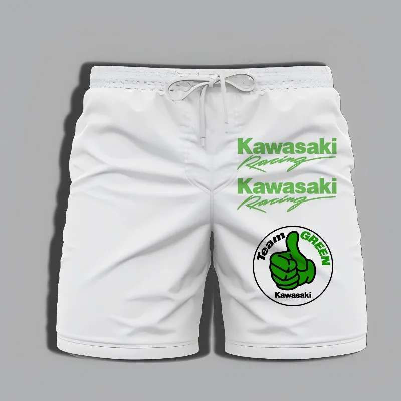 Kawasaki Adventure Gym 2025 新しいエクストリーム スポーツ オートバイ ファッション、エレガンス、高品質メンズ ビーチ パンツ