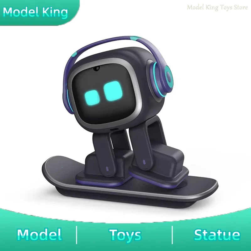 Originale Emo Robot Pet Desktop Future Ai Robot Voice Smart Kids Robot Elettronico Inteligente Compagno Regali di compleanno per bambini Giocattoli