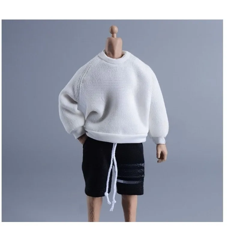 1/12 مقياس أزياء العلامة التجارية طويلة الأكمام هوديي الجندي السراويل الملابس نموذج ل 6 بوصة عمل أرقام BJD الجسم الملحقات