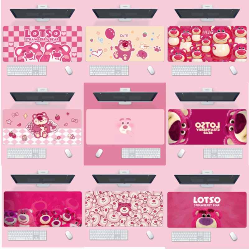 

Kawaii Sanrio Lotso Oversized Mouse Pad Girl Heart Study Office Dormitory Home Cartoon Desk Mat Keyboard Pad Cartoon Accessories