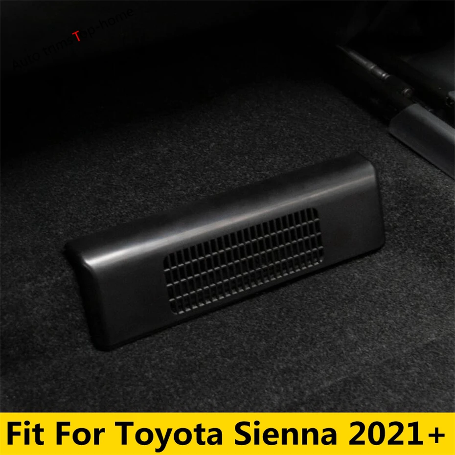 

Car Under Seat Floor Air Conditioning AC Heater Vent Outlet Cover Sticker Grille Frame Accessories For Toyota Sienna 2021 - 2023