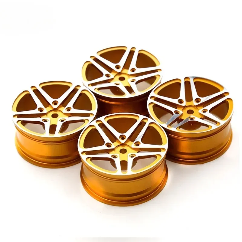 

4 pcs 1 Set Aluminum Alloy Metal Whee Rim Fit HPI HSP RC model 1:10 On-Road Racing Car for HSP94122