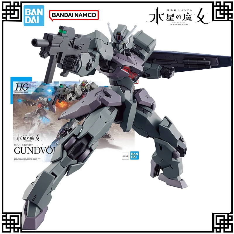 

В наличии, оригинальный комплект модели Bandai Gundam HG 1:144 GUNDVOLVA, фигурки героев, игрушки для детей, подарки, рождественские подарки