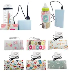 Portable Usb Milk Water Warmer Insulated Bag Freshness Preserved Baby Nursing Bottle Heater For Car Travel Stroller