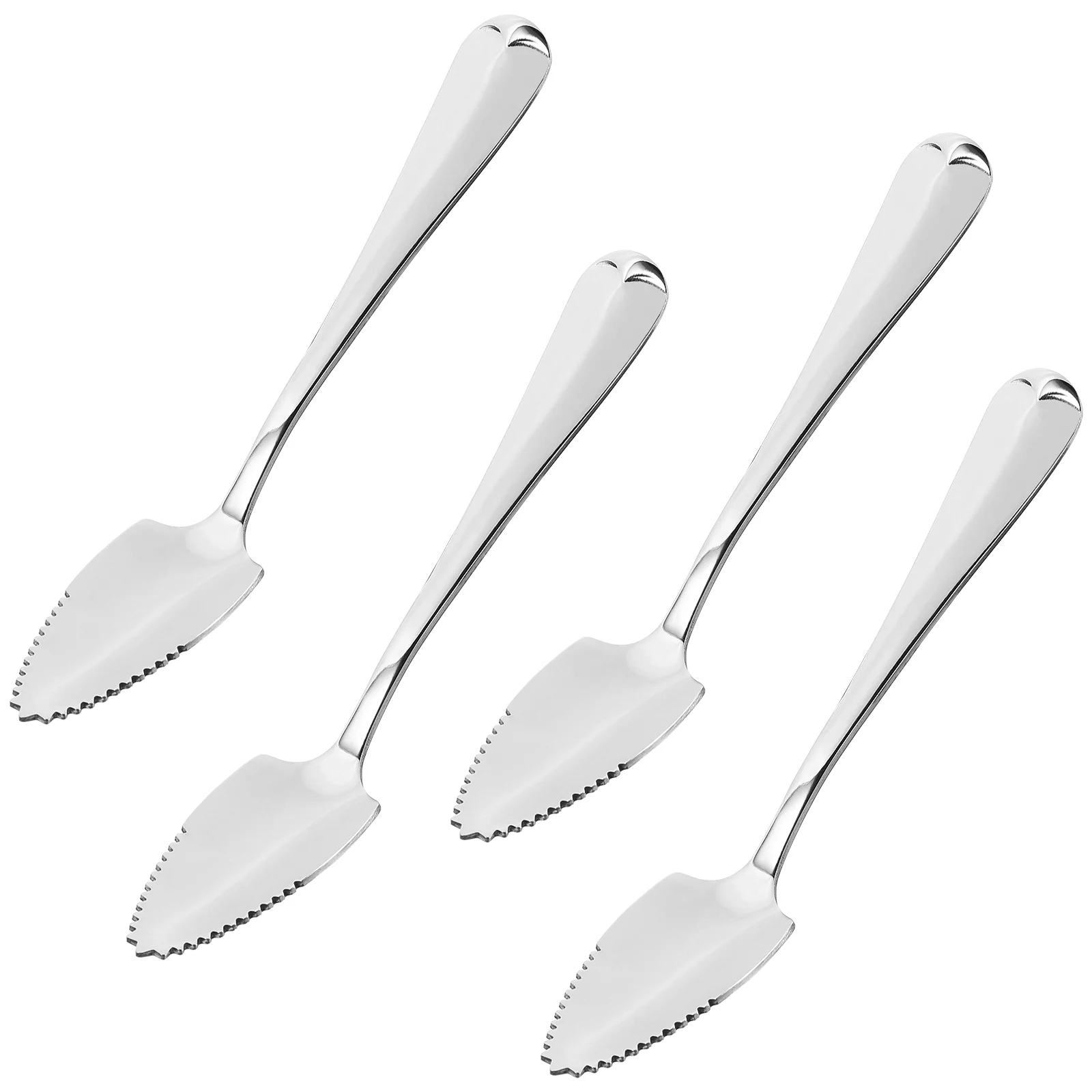 Fruit Spoons with Serrated Edge Stainless Steel Dessert Grapefruit Scoop Scooper