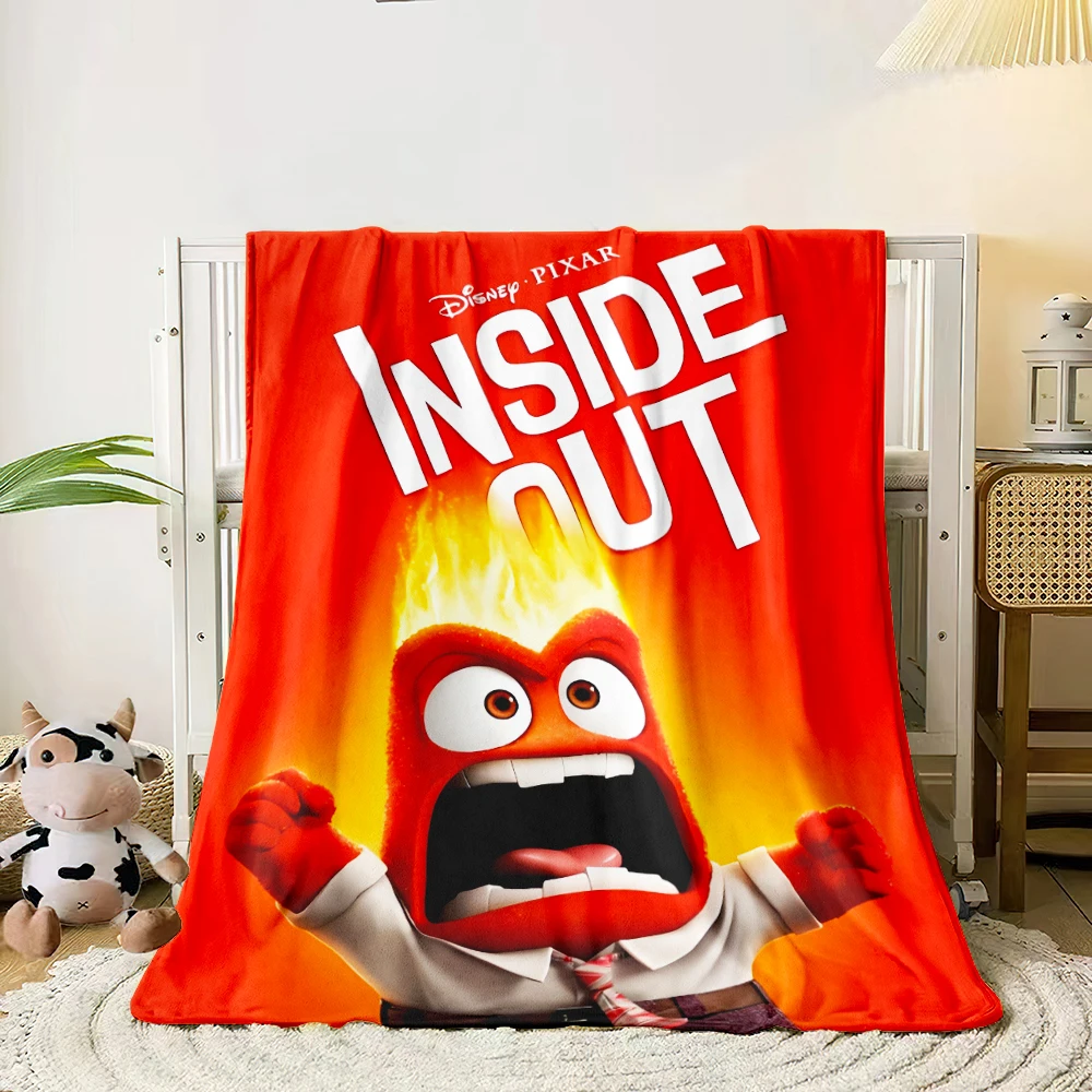 1 PC Inside out blanket, Lightweight Flannel Throw for Sofa,Bed,Travel,Camping,Livingroom,Office,Couch,Chairs, and Beds