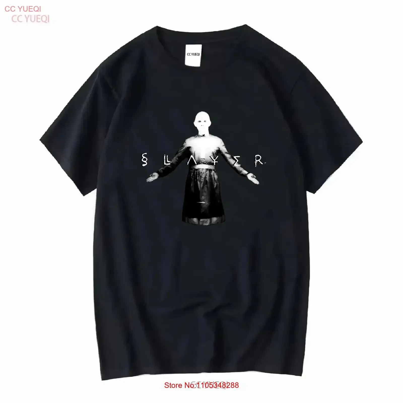 Vintage Slayer Diabolus In Musica World Tour T-Shirt für Erwachsene, groß, schwarz, 1998, Herren, gewaschener Grafikdruck, bequem, Vintage-Stil