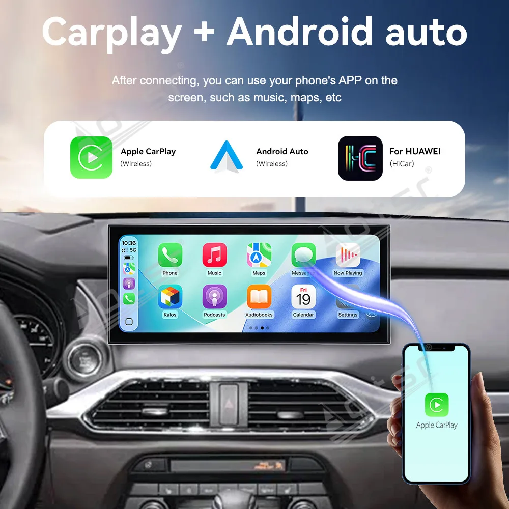 Android 15 Car Radio 15.8'' For Mazda CX-9 CX9 2021 2022 2023 2024
