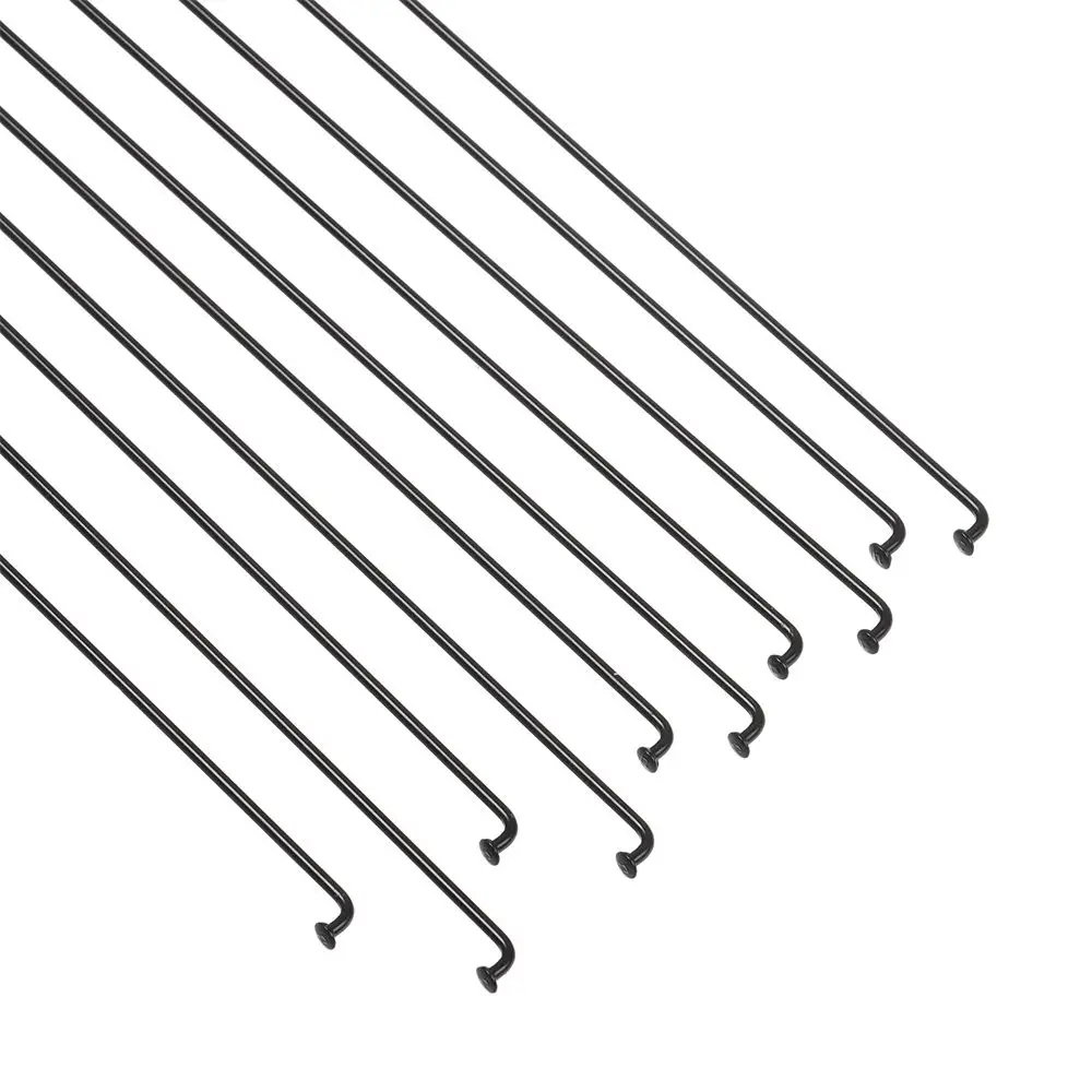 10 pièces de rayons de vélo multi-tailles haute résistance avec embouts pour vélos de montagne et de route, réparation de vélo