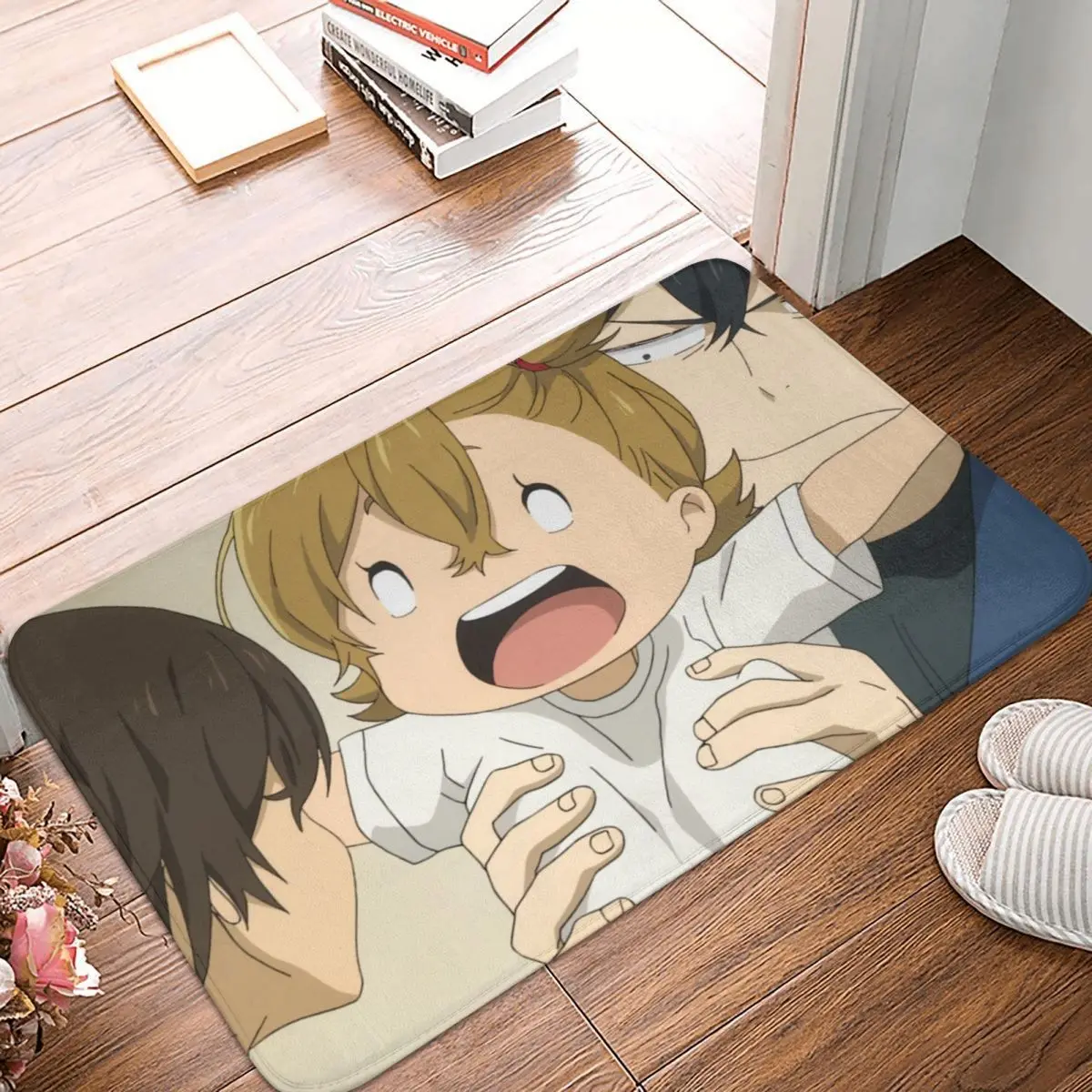 Pick Up A Child Bathroom Non-Slip Carpet Barakamon Bedroom Mat Welcome Doormat Home Decoration Rug