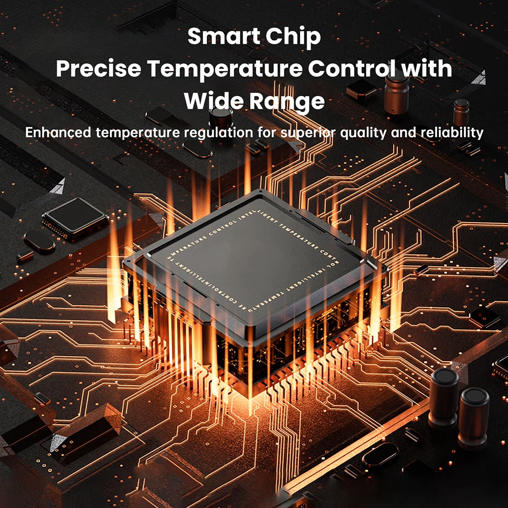 Stasiun solder suhu konstan Digital Mini bantalan pemanas yang dapat disesuaikan PD65W 20V alat las tipe C portabel