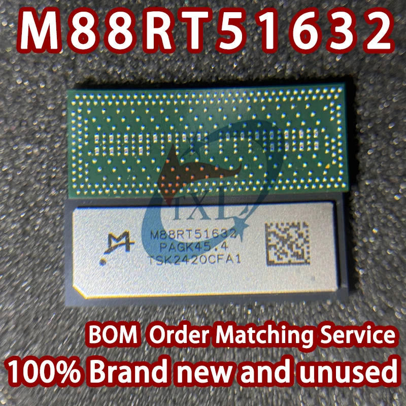 100% Brand New MONTAGE M88RT51632 354-ball FCCSP 16-Lane PCIe 5.0 CXL 2.0 Retimer 32GT/s 354-FCCSP Signal Repeater IC for Server
