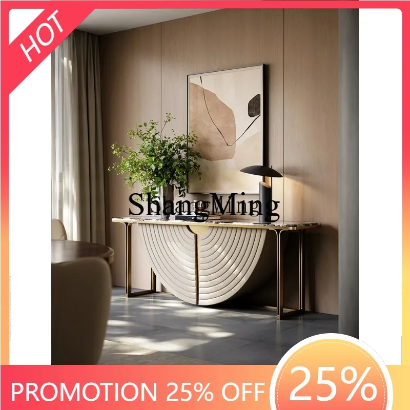 CL cabinet premium whole house matching light luxury storage natural marble side cabinet