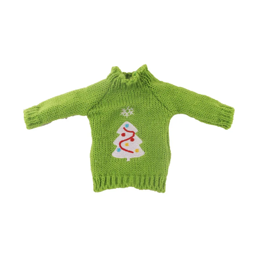 Świąteczne Akcesoria dla Lalek Sweter dla Babi 30 CM Ubranka dla Lalki Elf, Zabawki dla Dziewczynek, Darmowa Wysyłka, Prezent Świąteczny