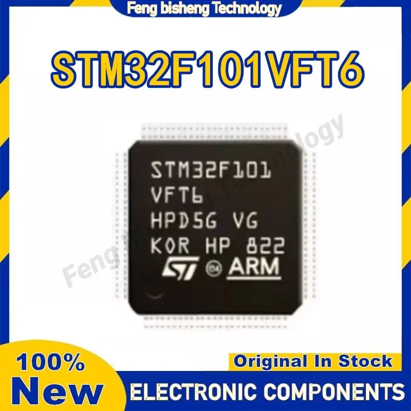 

STM32F101VFT6 LQFP100 32-bit microcontroller MCU ARM single chip