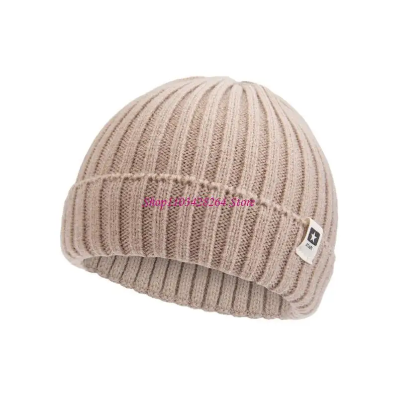 

Winter Skiing Camping Warm Hat Elastic Crochet Caps Children Hat Kids Hat Knitted with Ear Bonnet Caps