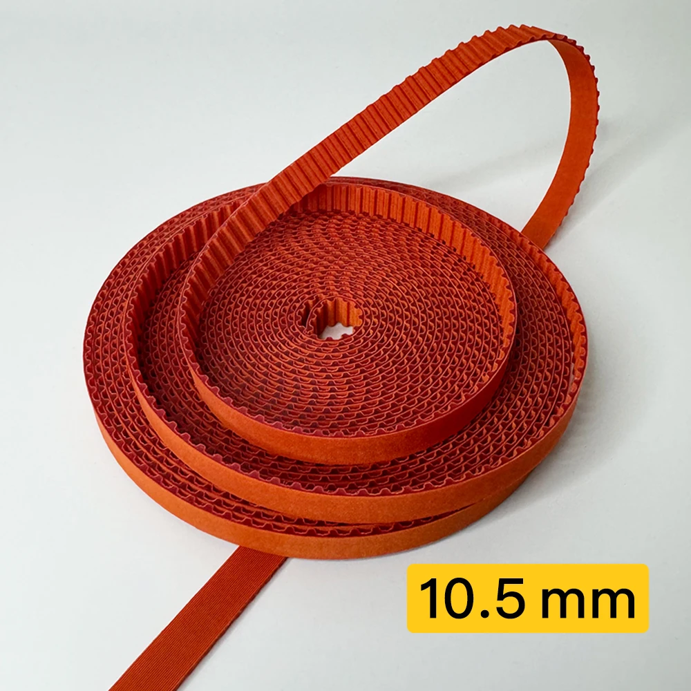 Orange 10.5mm Track Belt for Electric Curtain Track Motorized Curtain Motor Accessories