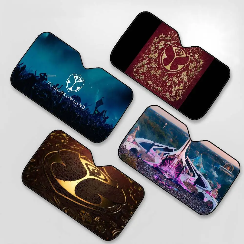 

TOMORROWLAND Music Festival Car SunShade Windshield Sun Shade Personalized Picture Block UV Rays Visor Protector