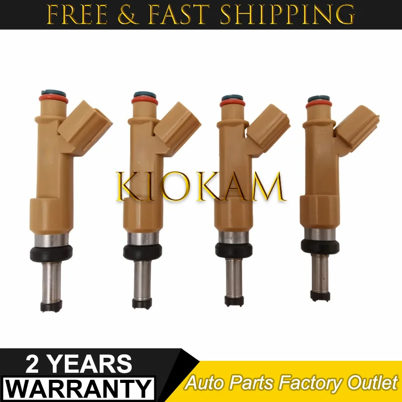 1-4 peças de injetores de combustível para Scion xD Base 1.8L L4 2008-2009 e Toyota Corolla LE 1.8L L4 2014-2016 23250-37010 2325037010 23250 37010