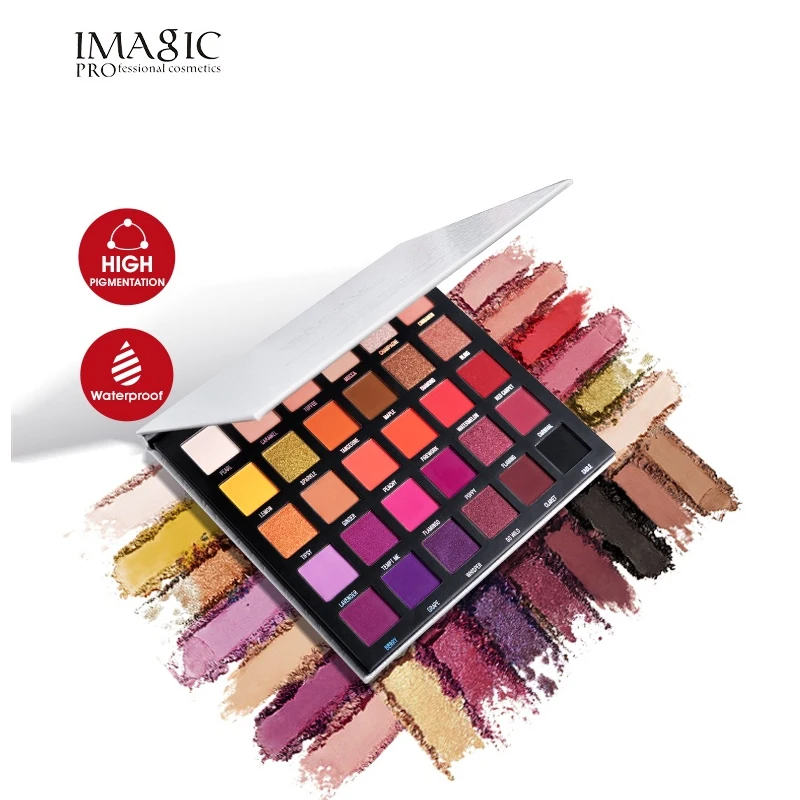 IMAGIC 30 Color Matte Pearl Silky Delicate Mystery Eyeshadow