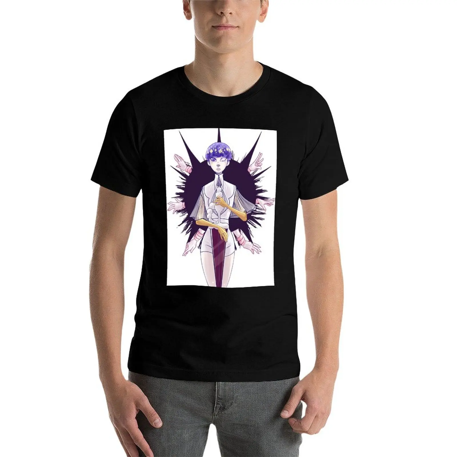 

Houseki No Kuni - Moon Phos v2 T-Shirt anime tshirt t shirt personalised black cotton t-shirt plain for man package T-Shirt