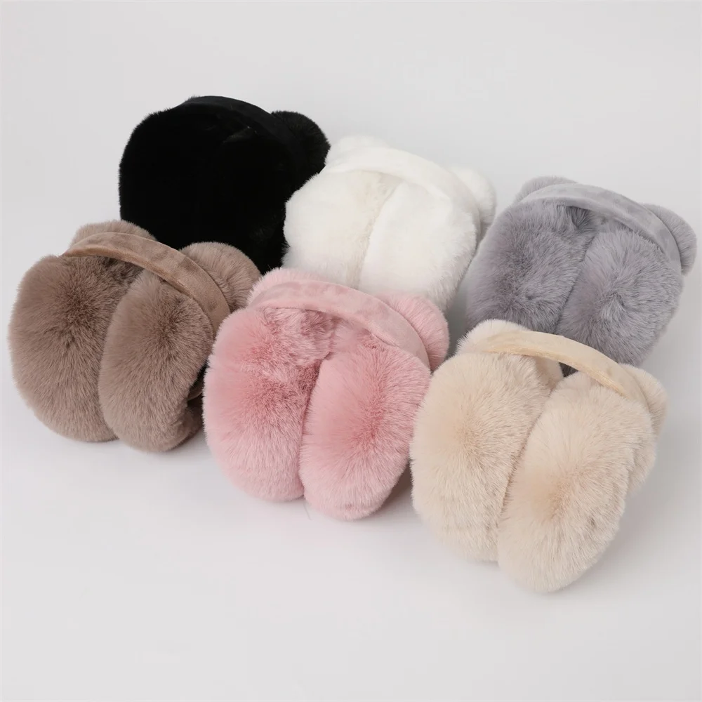 

Твердые мягкие плюшевые наушники, теплые зимние наушники для женщин и мужчин, модные уличные защитные наушники, наушники