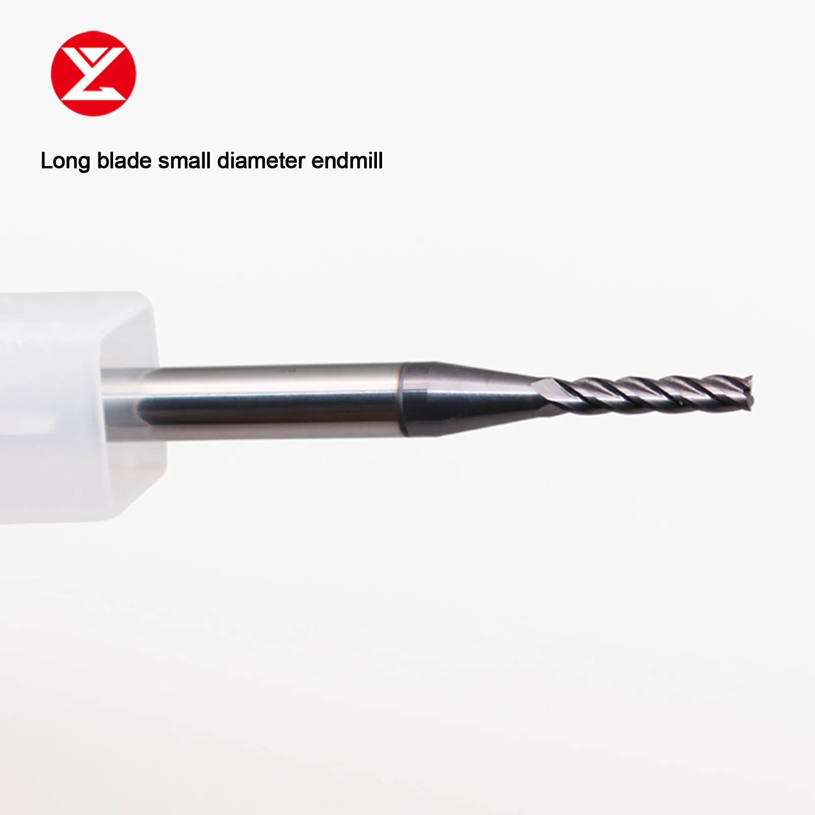 4 Flute Micro Diameter Carbide Milling Cutter 1.0~4.0mm For Alloy Steel Long Neck Deep Groove Tungsten Endmill Mini