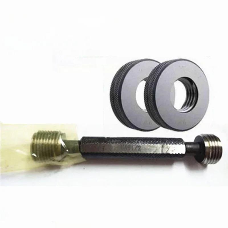 Pipe screw thread plug ring gauges GAS1/4  GAS1/8  GAS3/8  GAS1/2  GAS3/4  GAS1 cylinders thread plain plug ring gage go nogo