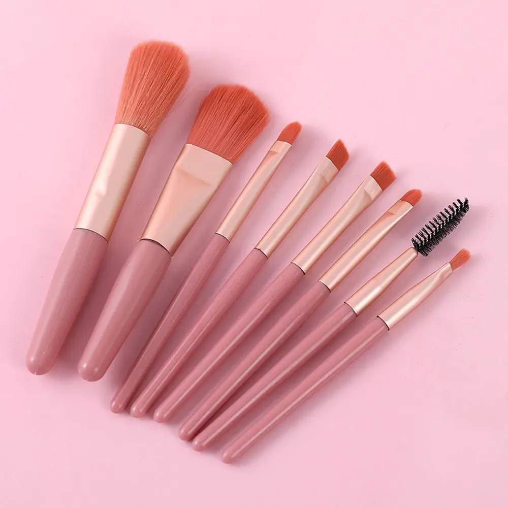 Travel Eyebrow Blush Foundation Blending Highlighter Concealer Brush Makeup Brush Set Eye Shadow Brush Loose Powder Brush