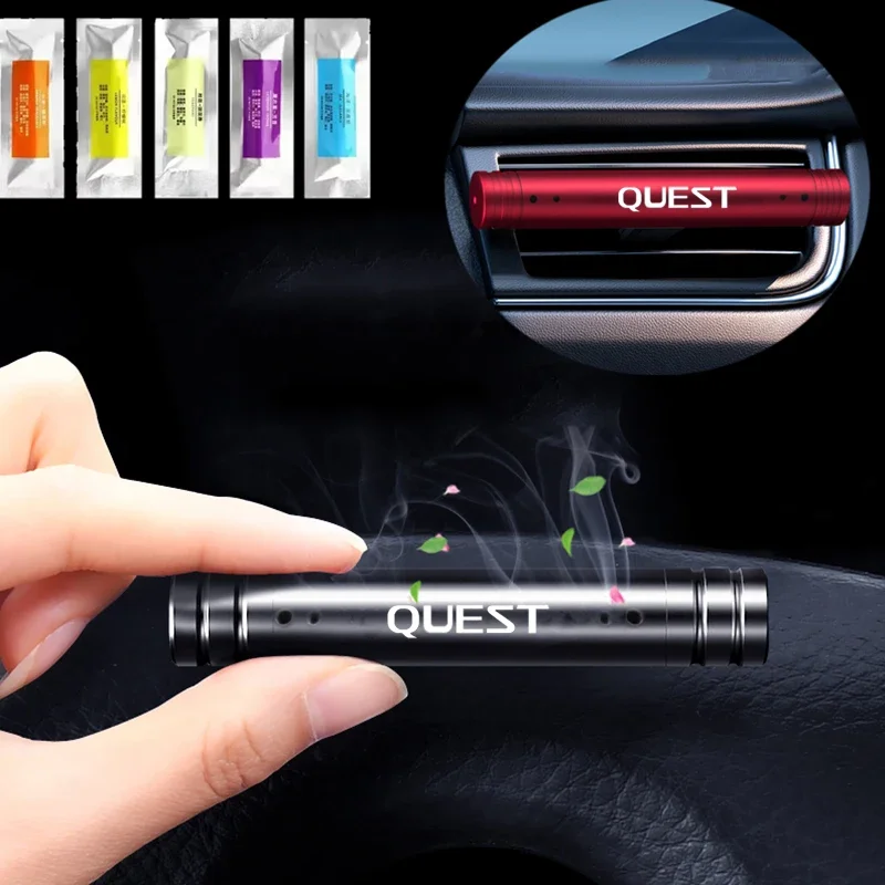 

Ароматерапевтическая палочка для салона автомобиля для Nissan Quest, эмблема 2021, освежитель воздуха, ароматерапия, аромат, дезодорант, воздуховыпускное отверстие, духи