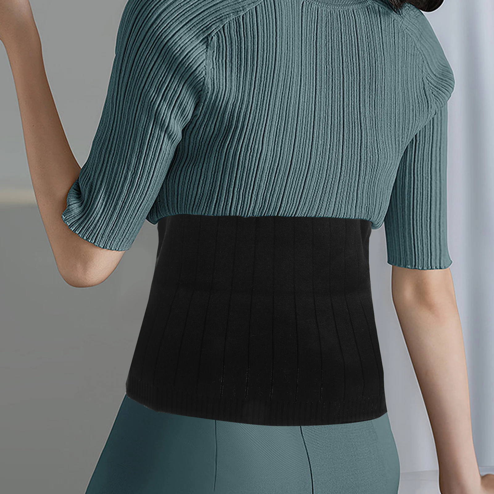 

Thickened Waist Protector Belt Warming Support for Women Men Winter Belly Warmer Protective Warm Belt for Skiing Hiking Outdoor