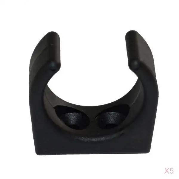 5pcs 32MM Kayak Canoe Boat Dinghy Paddle Oar Mount Hook Push Pole Rod Clips