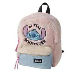 New Disney cartoon Stitch New Kids Backpack Mini Schoolbag Girls and Boys Cute Shoulder Bag