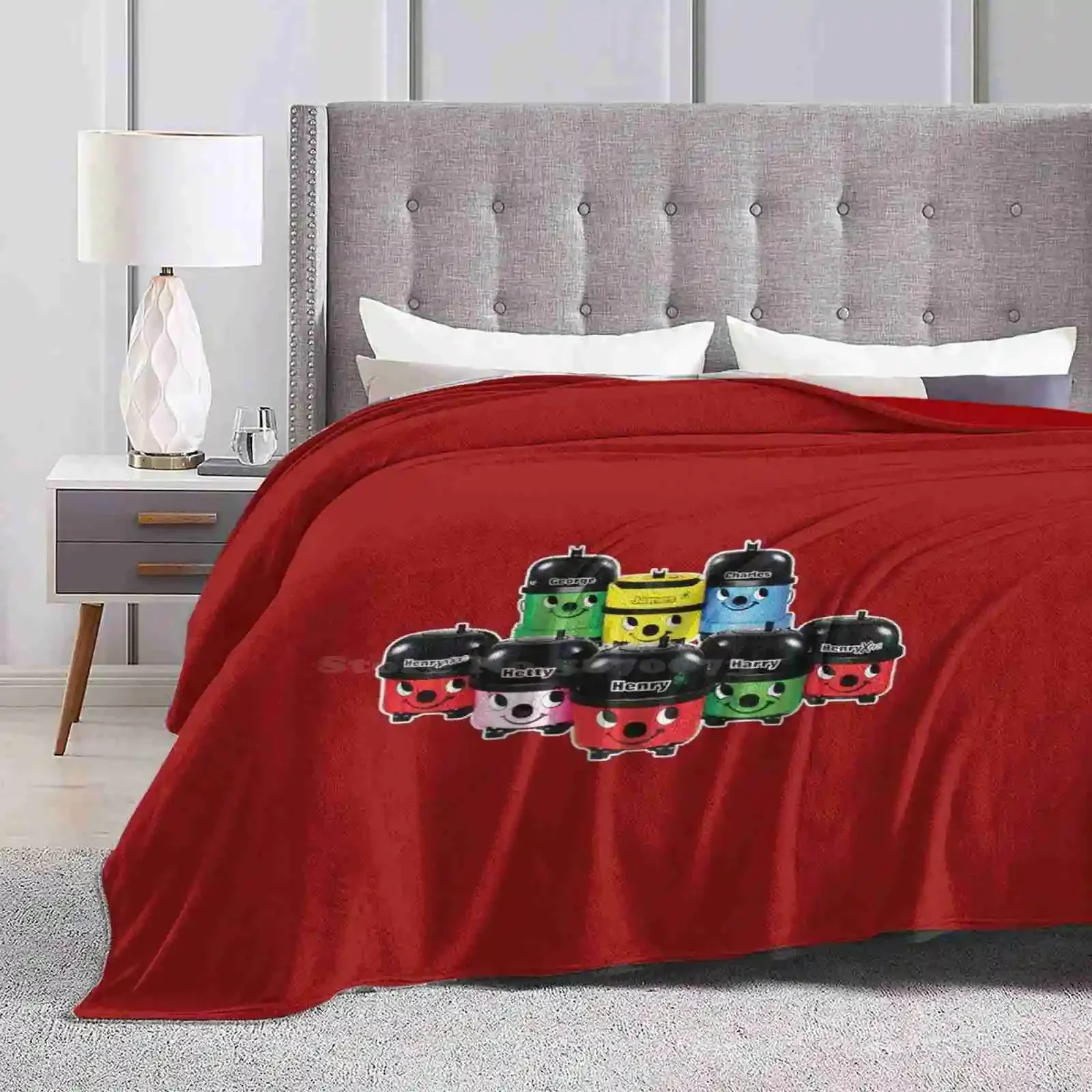 Henry Hoover And Friends Four Seasons Comfortable Warm Soft Throw Blanket Henry Hoover Hoovers Hetty James George Harry