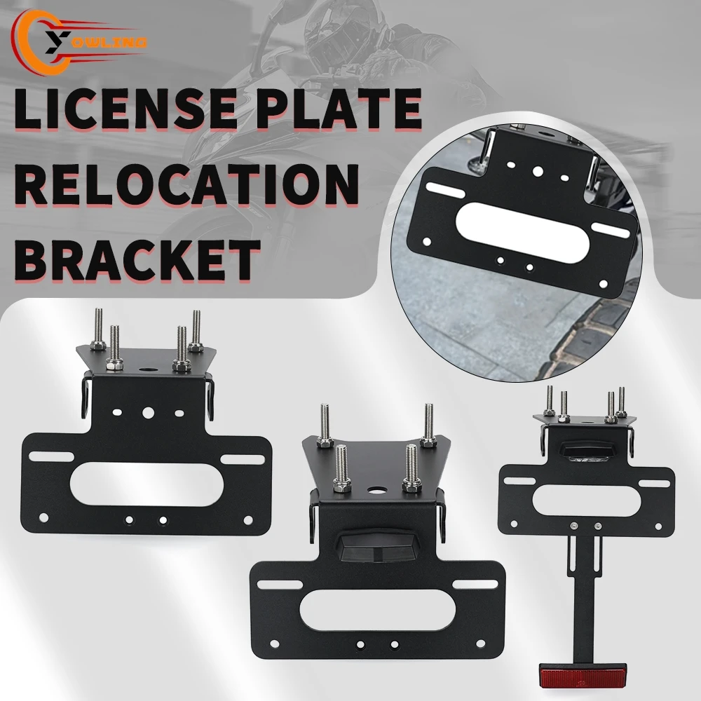 

For DUCATI Super Sport 939 950 Monster 659 797 821 1200 2017-2025 2024 2023 2022 Motorcycle License Plate Bracket Holder Fender